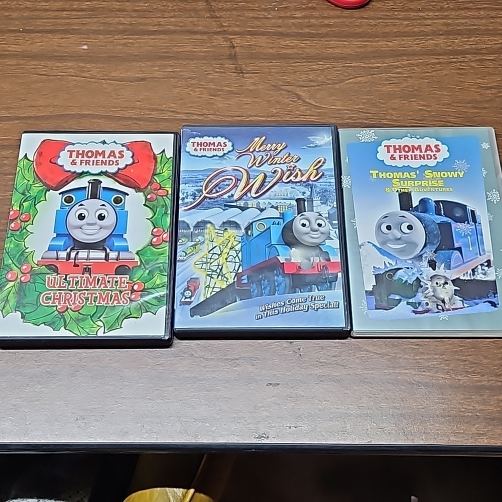 3 Thomas and Friends DVDs